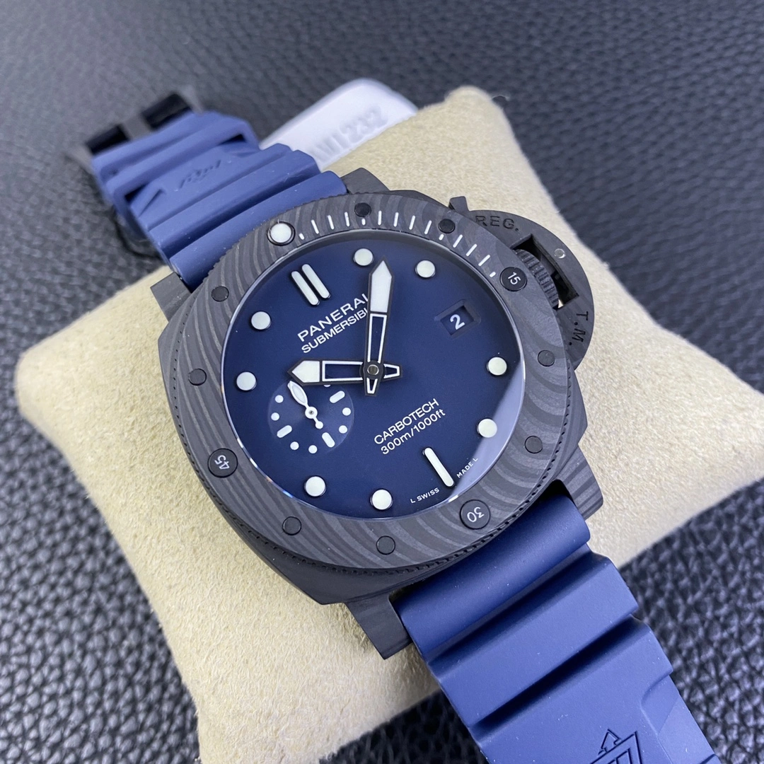 CBD Factory Panerai Submersible Carbotech 44mm Blue Dial (PAM01232) 1:1 Super Clone – DDP.9000 Movement Soft 387